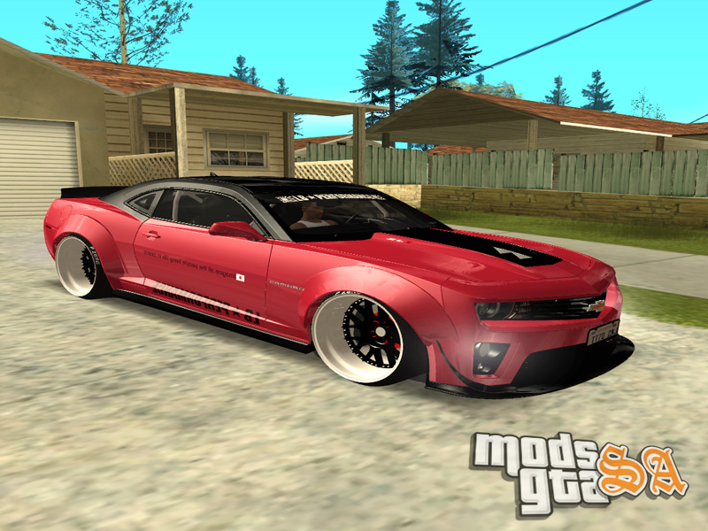 Mods GTA San Andreas: Chevrolet Camaro ZL1 2012 Liberty Walk LB Performance